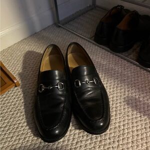 Cole Haan Black Leather Slip-On Loafers
